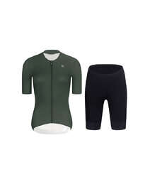 RIVANELLE maillot corto y pantalón corto - ELEVATE - negro/verde
